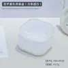 Ferramenta de Desinfecção de Cabeça de Polimento de Unha Quadrada e Redonda Tigela de Desinfecção com Álcool Caixa de Armazenamento de Bandeja Odontológica Recipiente de Armazenamento Caixa de Armazenamento