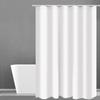 Atacado transfronteiriço PEVA botão de metal ilhós impermeável espessado peso magnético branco puro cortina de banheiro capa de banheira chuveiro fábrica