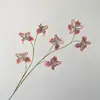 Flores Artificiais: Íris Brasileira de 7 Cabeças para Decorações de Casamento, Arranjos Florais Elegantes e Altos, Flores Artificiais Recomendadas com Tema Floresta