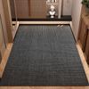 Felpudo de terciopelo belga para puerta de entrada, alfombra de suelo para sala de estar, resistente a las manchas