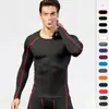 Camiseta de Entrenamiento para Correr y Fitness Ajustada para Hombre Amazon Elástica de Secado Rápido Manga Larga 1E18