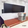 Plataforma de Enseñanza Salón de Clases Escenario Escuela Podio Acero Madera Acabado Escenario Móvil Podio Redondo de Madera Mai Taibo
