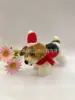 Muñeca Colgante de Fieltro de Lana Hecha a Mano Nepalí Linda Oveja Conejo Llavero Cadena de Bolso Decoración de Bolso Producto Terminado