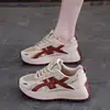 Zapatillas Blancas de Plataforma con Suela Gruesa para Mujer, Zapatillas que Aumentan la Altura, Nuevas Zapatillas Deportivas Casuales de Verano 2026 para Mujer Am-1099