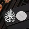 Como Fa Lian Shi Escorpión de Hierro con Nueve Cabezas Colgante de Collar de Cuentas Ferretería de Hierro Tiantie Cuerpo de Escorpión de Hierro para Tirar Niang Colgante