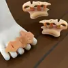 Sebs Separador de Dedos para Chinelo de Três Furos Separador de Dedos de Silicone Sobreposto Protetor de Dedos Separador de Dedos Espessado Almofada para a Parte da Frente do Pé
