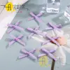 Cinta para Sombrero Doble Cara de 3 mm con Moños Pequeños Hechos a Máquina, 23 Colores de Moños para Lencería y Calcetines, Moños Hechos a Mano en Stock