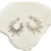 Pendientes Franceses de Nicho de Alta Gama para Mujer, Pendientes de Sol de Estilo Medieval, Moda Europea y Americana, Personalidad, Pendientes Versátiles, Pendientes Retro Elegantes