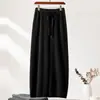 90 unidades de alta contagem, lã fina e macia, bainha enrolada, versão chique de perna larga, esconde imperfeições e afina, calça comprida que valoriza o corpo, temperamento de outono e inverno