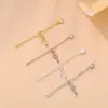 Cadena de extensión de plata de ley S925 con cuentas de silicona cadena de cola ajustable en forma de corazón collar pulsera DIY hechos a mano accesorios de perlas