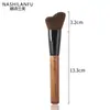 Fabricante de Cangzhou Set de Brochas de Maquillaje de 14 Piezas con Cerdas Suaves para Sombra de Ojos, Rubor, Contorno, Herramientas de Belleza con Pelo Animal