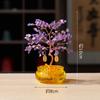 Árbol de la fortuna de citrino natural, lingote de esmalte de colores, cornucopia, árbol de cristal, vaca de efectivo, decoración del hogar, adornos de escritorio
