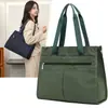 Bolso Tote de Nylon, Bolso para Laptop de Mujer, Bolso de Hombro de Gran Capacidad, Bolso Ligero para el Trabajo y los Viajes