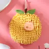 Nova Toalha de Mão de Chenille com Frutas para Pendurar no Banheiro, Vaso Sanitário, Toalha de Mão Espessa, Toalha Fofa Absorvente