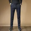 Pantalones Casuales Cepillados Nuevos para Hombre de Otoño e Invierno, Gruesos de Alta Gama, Estilo Coreano de Moda, Holgados de Pierna Recta, Pantalones Cálidos de Invierno para Hombre