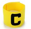 Brazalete de capitán de fútbol con marca C, cinta adhesiva antidesprendimiento para mangas, brazalete elástico, equipo de fútbol