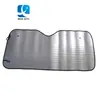 Visor solar de anel duplo revestido de prata, desenho animado, PE, folha de alumínio, algodão pérola, visor de carro, malha de nylon, escudo lateral, escudo traseiro