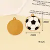 Accesorios DIY de Aleación con Goteo de Aceite Equipo Deportivo Colgante de Fútbol Baloncesto Voleibol Llavero Colgante de Pulsera