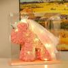 [Fuente Mayorista] Alas de Ángel de Navidad Flor Eterna Unicornio Regalo Creativo Corona Vestido de Novia Unicornio