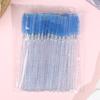 Cepillo de pestañas de cristal en stock, venta al por mayor, sólido, urgente, de doble uso, cepillo de pestañas, injerto, herramientas de belleza coloridas, peine de pestañas