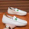 Mocasines de Verano para Hombre, de Caña Baja, Casual, Versátiles, Cómodos, Suela Blanda, Piel Suave, Zapatos de Moda Tendencia