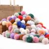 Bola de Pelo Sintético de Visón para Niños Hecha a Mano DIY Bolas de Felpa Accesorios Ropa Bolsas Piel 2-3cm Materiales Decorativos Versátiles
