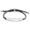 Pulsera Personalizada con Logo Publicitario Transfronterizo, Regalo Navideño Familiar Multicolor Personalizado, Pulsera Trenzada Grabada de Acero de Titanio
