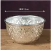 Utensílios tailandeses para beber e comer lata tigela Tailândia Uthongkan estilo do Sudeste Asiático Dai prata Phop Luda tigela smoothie sobremesa