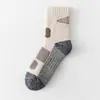 Calcetines Deportivos para Senderismo al Aire Libre para Hombre Calcetines de Lana Rizo Invierno Engrosados para Montañismo Calientes Calcetines para Senderismo y Esquí