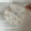 Goma para el pelo de encaje y perlas estilo delicado, cinta para el pelo de malla retro francesa, accesorio versátil y elegante para coleta baja para niñas