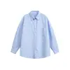 Roupas Vintage Yidao 2026 Outono Novo Estilo Japonês Moderno Estilo College Camisa Xadrez Solta de Manga Longa para Homens com Design de Bolso em Patch