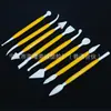 Herramientas de Tallado Herramientas para Voltear Azúcar Juego de 8 Piezas Cuchillo para Tallar Azúcar Volteado Tallador para Dar Forma a Pasteles Cuchillo para Bordes de Pastel