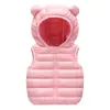 Chaleco de Bebé Algodón Relleno Otoño e Invierno Chaleco de Hombro para Niñas Chaleco Ligero Casual Chaqueta Estilo Western para Niños
