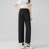 Pantalones de maternidad que no aprietan la barriga, Ropa exterior de verano 2025, Pantalones casuales finos nuevos sin soporte para la barriga, Pantalones de pierna ancha de nueve puntos para mujer