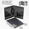 Paquete de 1-4 Cajas para Video 4K Blu-ray DVD Caja de Almacenamiento para DVD Caja de Plástico para BD CD Caja para Grabar CD