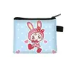 Nova Bolsinha de Moedas Coelho Rosa Desenho Animado Porta-Cartões de Moda Infantil Bolsa de Armazenamento Fofa para Alunos do Ensino Fundamental Meninos e Meninas Atacado Transfronteiriço