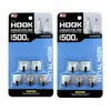 Ganchos mini de acero inoxidable, extra pequeños, ganchos adhesivos para pared sin clavos, ganchos para puerta de baño, ganchos de metal para colgar ropa