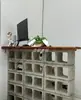Cor de Tijolo Concreto Tijolo Prensado Fabricante de Paredes Novas Venda Direta Tijolo Vazado Material de Tijolo Cimento Dois Furos Leidezhu
