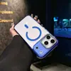 Nova Capa de Celular de Acrílico Maçã 17promax Proteção Completa da Lente iphone16 Gelo Transparente 15 Capa de Celular Magnética
