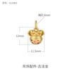 Oro antiguo con cuentas cuentas sueltas pluma de cera calabaza de la suerte pequeña nuevo Dios de la Riqueza pulsera de la suerte accesorios hechos a mano diy