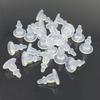 Tapones de Silicona Largos con Cola, Tachuelas de Oreja de Cobertura Total, Soporte de Goma, Protección Auditiva, Antidolor, Antideslizante, Accesorios de Joyería, Tapones de Plástico