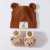 Bebés y Niños Pequeños de 0 a 12 Meses, Lindos Sombreros para Bebés para Niños y Niñas en Primavera y Otoño, Sombreros Rojos para Recién Nacidos de Mes Completo con Protección para la Fontanela, Festivos