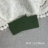 Cartulina Verde de Castaño de Agua de Alta Calidad Engrosada para Tarjetas de Exhibición de Empaque para Pendientes, Aretes, Pasadores para el Cabello, Collares, Pulseras y Joyería