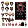 Caixa de Presente Calendário de Contagem Regressiva de Natal Temática Stranger Things Transfronteiriça Pingente de Acrílico Stranger Things
