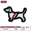 Parches Bordados en Stock Venta al por Mayor Accesorios para Ropa de Perro Dachshund Parches Tela Bordada para Toallas Diseños de Insignias para Perros Pequeños