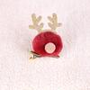 Horquilla de asta de alce de peluche de dibujos animados, regalo de Navidad transfronterizo de Amazon, accesorios para el cabello para niños, joyería de tela con cervatillo.