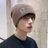 Gorro de invierno para hombre de exportación, a prueba de viento, resistente al frío, cálido, gorro de lana tejido grueso, extra grueso, forrado de polar, adecuado para cabezas grandes