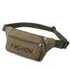 Porta-Cartões de Lona Masculino Portátil Bolsa de Cintura Grande Capacidade Resistente ao Desgaste Múltiplos Compartimentos Bolsa Caixa Registradora para Vendedores Bolsa Esportiva Masculina
