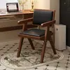 Silla de comedor estilo wabi-sabi, silla de uso doméstico de imitación madera, silla con respaldo de cojín suave estilo francés, silla para té de balcón, silla vintage Chandigarh
