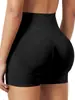 Shorts de Yoga Cintura Alta Sem Costura Transfronteiriços para Mulheres, Shorts Fitness com Levanta Bumbum em V, Shorts Esportivos de Ciclismo Justos Venda por Atacado